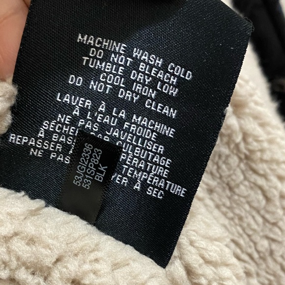 NWT Cole Hann Men’s 28 Tonal Mix Media Diamond With Faux Sherpa Lining Size XXL - Picture 9 of 11